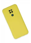 General Mobile GM 20 Kılıf Nano içi Kadife Silikon - Sarı