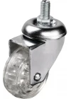 Hts 302 - 50x20 mm Şeffaf Makaralı Vidalı Teker