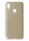 Huawei Honor 8C Kılıf First Silikon - Gold
