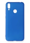 Huawei Honor 8C Kılıf First Silikon - Mavi