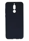Huawei Mate 10 Lite Kılıf Nano içi Kadife Silikon - Lacivert