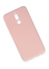 Huawei Mate 10 Lite Kılıf Nano içi Kadife Silikon - Pudra