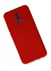 Huawei Mate 20 Lite Kılıf Nano içi Kadife Silikon - Kırmızı