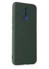 Huawei Mate 20 Lite Kılıf Nano içi Kadife Silikon - Koyu Yeşil