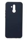 Huawei Mate 20 Lite Kılıf Nano içi Kadife Silikon - Lacivert