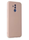 Huawei Mate 20 Lite Kılıf Nano içi Kadife Silikon - Pudra