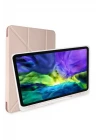 Huawei MatePad SE Kılıf Kalemlikli Mars Tablet Kılıfı - Rose Gold