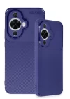 Huawei Nova 12S Kılıf Auto Focus Karbon Kapak - Lacivert