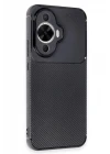 Huawei Nova 12S Kılıf Auto Focus Karbon Kapak - Siyah