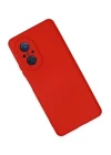 Huawei Nova 9 SE Kılıf Nano içi Kadife Silikon - Kırmızı
