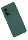 Huawei Nova 9 SE Kılıf Nano içi Kadife Silikon - Koyu Yeşil