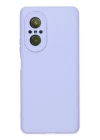Huawei Nova 9 SE Kılıf Nano içi Kadife Silikon - Lila