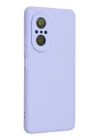 Huawei Nova 9 SE Kılıf Nano içi Kadife Silikon - Lila