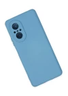 Huawei Nova 9 SE Kılıf Nano içi Kadife Silikon - Mavi
