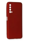 Huawei P Smart 2021 Kılıf First Silikon - Bordo