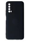 Huawei P Smart 2021 Kılıf Nano içi Kadife Silikon - Lacivert