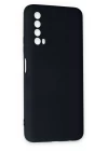 Huawei P Smart 2021 Kılıf Nano içi Kadife Silikon - Lacivert