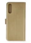 Huawei P Smart S Kılıf Trend S Plus Kapaklı Kılıf - Gold