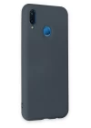 Huawei P20 Lite Kılıf Nano içi Kadife Silikon - Gri