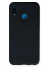 Huawei P20 Lite Kılıf Nano içi Kadife Silikon - Lacivert