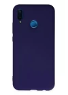 Huawei P20 Lite Kılıf Nano içi Kadife Silikon - Mor