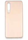 Huawei P30 Kılıf First Silikon - Rose Gold