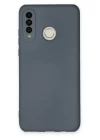 Huawei P30 Lite Kılıf Nano içi Kadife Silikon - Gri