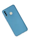 Huawei P30 Lite Kılıf Nano içi Kadife Silikon - Mavi