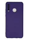 Huawei P30 Lite Kılıf Nano içi Kadife Silikon - Mor