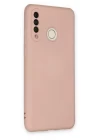Huawei P30 Lite Kılıf Nano içi Kadife Silikon - Pudra