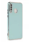 Huawei P30 Lite Kılıf Volet Silikon - Açık Yeşil