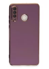 Huawei P30 Lite Kılıf Volet Silikon - Mor