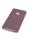 Huawei P30 Lite Kılıf Volet Silikon - Mor
