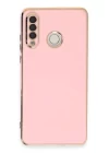 Huawei P30 Lite Kılıf Volet Silikon - Pembe