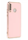 Huawei P30 Lite Kılıf Volet Silikon - Pembe