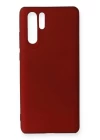 Huawei P30 Pro Kılıf First Silikon - Bordo