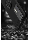 Huawei P40 Kılıf Range Yüzüklü Silikon - Siyah-Mavi