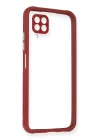 Huawei P40 Lite Kılıf Miami Şeffaf Silikon - Fuşya