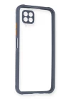 Huawei P40 Lite Kılıf Miami Şeffaf Silikon - Gri