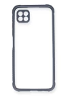 Huawei P40 Lite Kılıf Miami Şeffaf Silikon - Gri