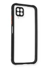 Huawei P40 Lite Kılıf Miami Şeffaf Silikon - Siyah