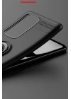 Huawei P40 Pro Kılıf Range Yüzüklü Silikon - Siyah
