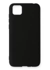 Huawei Y5P Kılıf Nano içi Kadife Silikon - Siyah