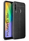 Huawei Y6P Kılıf Auto Focus Kapak - Siyah
