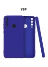 Huawei Y6P Kılıf First Silikon - Lacivert