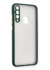 Huawei Y6P Kılıf Montreal Silikon Kapak - Yeşil