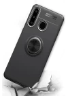 Huawei Y6P Kılıf Range Yüzüklü Silikon - Siyah