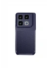 İnfinix GT 20 Pro Kılıf Auto Focus Karbon Kapak - Lacivert