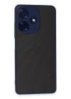İnfinix Hot 30 4G Kılıf Montreal Silikon Kapak - Lacivert