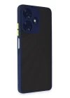 İnfinix Hot 30 4G Kılıf Montreal Silikon Kapak - Lacivert